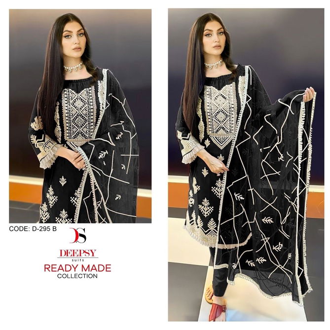 D 295 By Deepsy Readymade Pakistani Suits Catalog
